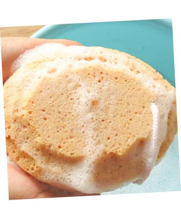 Healeved 5 Pcs Spongell Natural Bath Sponges for Exfoliating Foam Shower - 14.5X11.5cm - Buy Online on GoSupps.com
