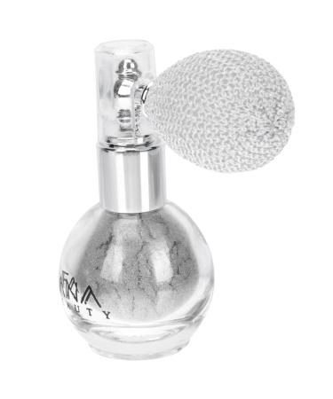 Shimmer Sparkle Powder Spray Glitter Makeup Spray Sparkle Powder Spray Shimmer Makeup Powder Spray for Face Body Hair Nails Makeup Silver White