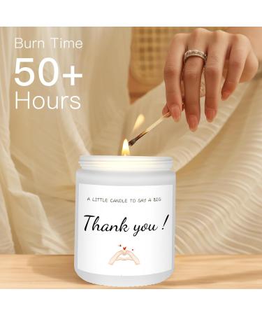 Thank You Gifts for Women & Men | Lavender Scented Soy Wax Candles | Teacher Appreciation & Unique Gifts for Mom Dad Boss Friends & More | 9oz - Buy Online on GoSupps.com