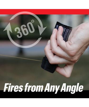 Vexor Pepper Spray 2 Pack - Full Axis Police Strength Self Defense | 20ft Range | 360 Capable | Flip Top Safety - Buy Online on GoSupps.com