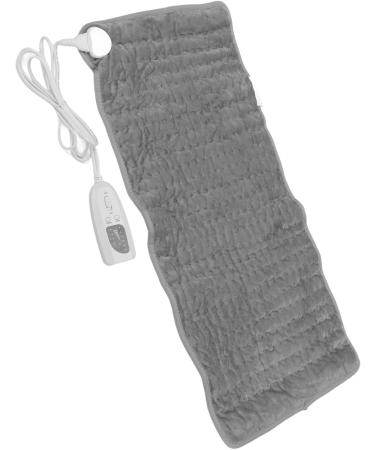Adjustable Electric Heating Pad 76x40 cm | Pain Relief & Home Warmer with Timer | Grey Color - Buy Online on GoSupps.com