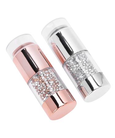 Durable Powerful Adsorption Nail Art Stamper Nail Art Seal Double Head With Cover for Home Salon Shop