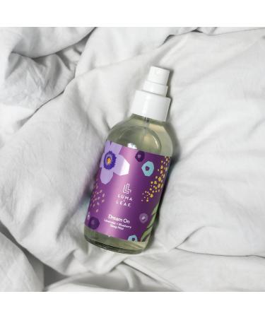 LUMA & LEAF Dream On Mist - Lavender & Blueberry Sleep Mist for Night Skin Restoration | Natural Ingredients | Relaxation & Facial Renewal - 4 FL Oz - Buy Online on GoSupps.com