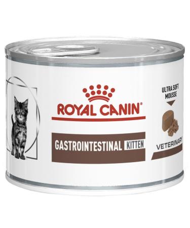 Kitten Wet Kitten Wet Food Gastrointestinal Kitten Ultra Soft Mousse 12x195g Cans Highly Digestible High Energy With Prebiotics and Omega 3 Fatty Acids