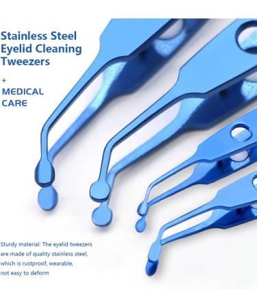 dijiusidy Eyelid Tweezers Non-Slip Cleaning Clips Clogging Removal Clamps Adults Women Men Cosmetics Tools Health Care Accessories Small Rectangle Tip - Buy Online on GoSupps.com