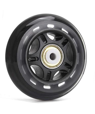 TOBWOLF 8 Pack Inline Skate Wheels 76mm 84A with ABEC-7 Bearing - Indoor/Outdoor Roller Blade Skating Wheels & Luggage Wheels - Training Wheels for Scooters - Black - Buy Online on GoSupps.com