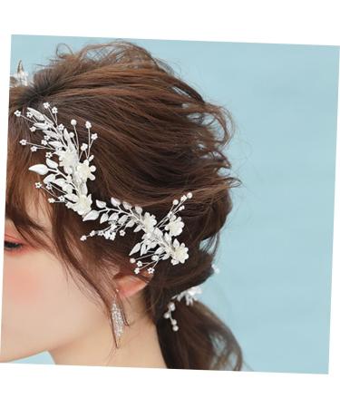 minkissy 2 Set Hairpin Trim Wedding Hair Comb Leaves Hairclip Bridal Hair Accessories Flower Leaf Hair Clip Bridal Hair Clips Wedding Hair Barrette Bridesmaid Hair Clips Miss Mosaic Manual - Buy Online on GoSupps.com