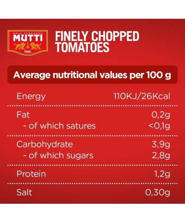 Mutti Polpa Finely Chopped Tomatoes 400g - Premium quality Italian tomatoes - Buy Online on GoSupps.com