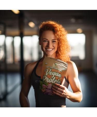 CONFIDENT VEGAN 100% Pure Plant-Based VEGAN PROTEIN Gluten Free No Added Sugar - 20g of Delicious Protein Per Serving CHOCOLATE DELIGHT 2 Pound 30 Servings - Buy Online on GoSupps.com