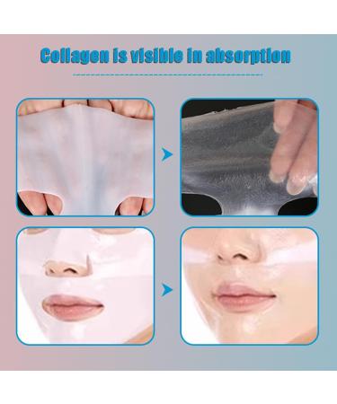 Collagen Mask Overnight Collagen Face Mask - Deep Collagen Anti Wrinkle Lifting Mask Collagen Overnight Face Mask - Hydrating Face Masks Beauty Sheet Mask Overnight Collagen Face Mask (3) - Buy Online on GoSupps.com
