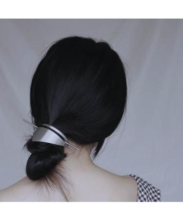 Cubahop Vintage Triangoli Metal Hair Barrettes Geometry Smooth irregolari Hair Accessories Hair Stick Pins for Women and Girls (Silver) - Buy Online on GoSupps.com