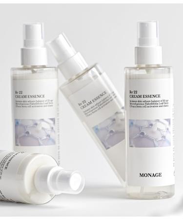 MONAGE Re 22 Cream Essence Korean Skin Care All-in-One Hydrating Spray with Resurrection Plant & Sea Lettuce Stem Cells for Youthful Balanced Skin Relaxing Gifts 150ml / 5.07 fl. oz - Buy Online on GoSupps.com