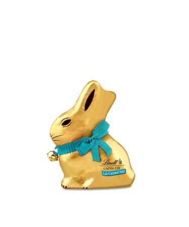 Lindt - Moulage LAPIN OR - Chocolat Lait Caramel salé, 100g