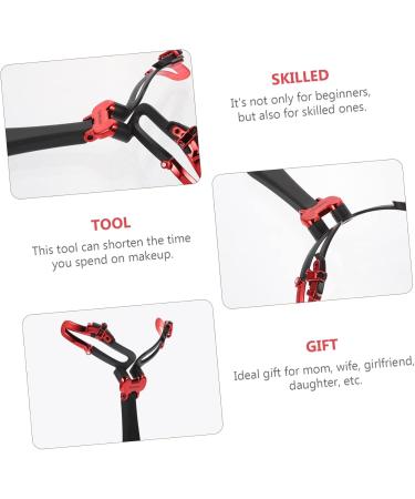 Ipetboom 1pc Template Kit Tools Brow Drawing Make for Practical Shaper Reusable Eyebrow Fashion Lady 14x11.5cm Black - Buy Online on GoSupps.com