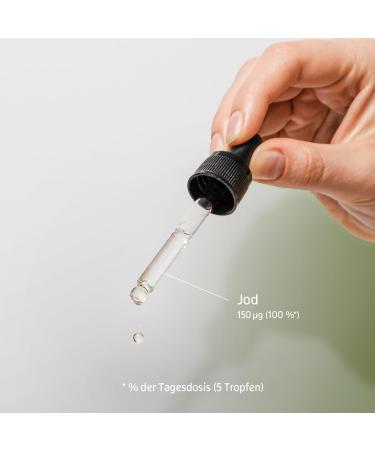 Iodine Drops High Dose - 50 ml | 150 mcg Daily Dose | Vegan & Additive-Free Shipping Worldwide - Buy Online on GoSupps.com