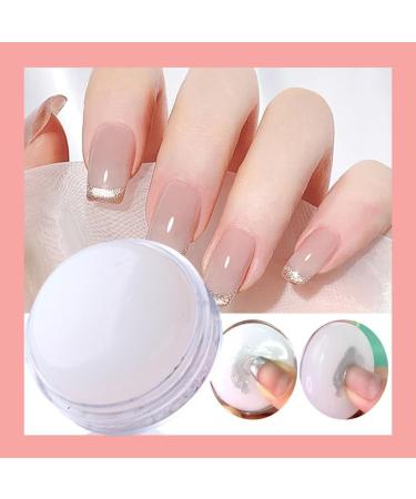 Nail Art Stamper Silicone Manicure Jelly Stamping Head Nail Supply Tools 4.2cm White nail stamper transparent - Buy Online on GoSupps.com