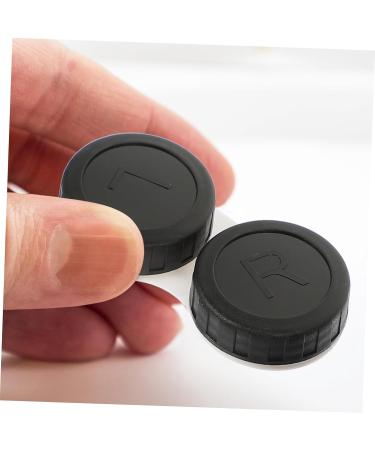 Solustrie Portable Travel Contact Lens Case - Compact Carrier Bag & Holder for Easy Lens Storage | Ideal for International Shipping - Buy Online on GoSupps.com