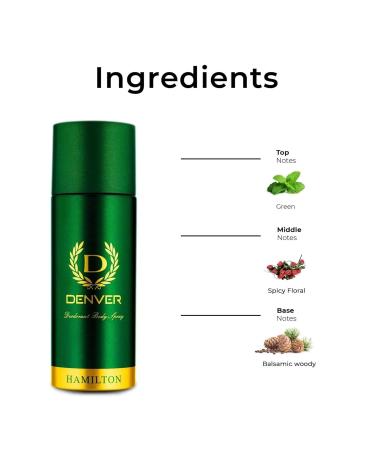 Denver Hamilton Men's Deodorant (Pack of 3) - Deodorant Body Spray for Men - Deodorant Men Spray - Buy Online on GoSupps.com