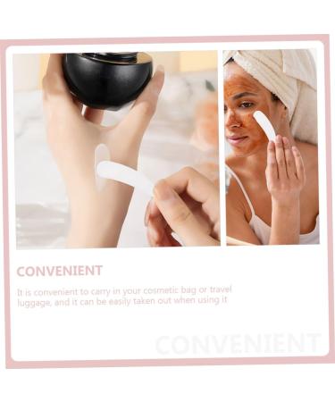 100pcs Spoon Cream Spoon Tool Face Care Products Mini Spoon Face Spatula Makeup Spatula Eye Cream Spoon Face Cream Spoon Applicator for Eye Cream Scraper 5.50X1.50X0.10CM White - Buy Online on GoSupps.com