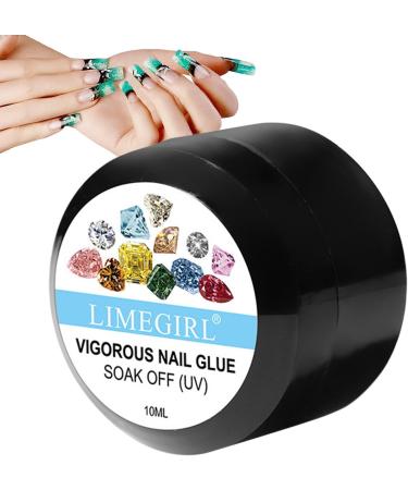 Gel Nail Glue for Fake Nails Multifunctional Fake Nail Tip Glue Nail Glue Supplies for 3D Sculpture Gel Nail Strengthen Founcy - Buy Online on GoSupps.com