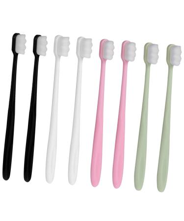 Beavorty 8 pieces physiotherapy sport shoulder puerpera toothbrush adult toothbrush gums deep cleaning toothbrush toothbrush toothbrush hairy toothbrush bristles