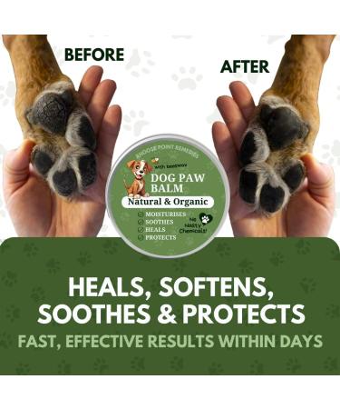 Organic Dog Paw & Nose Balm 30ml - All Season Protection with Beeswax, Coconut Oil & Shea Butter - Moisturizes, Heals & Protects - Lick-Safe Formula - UK Made - Buy Online on GoSupps.com