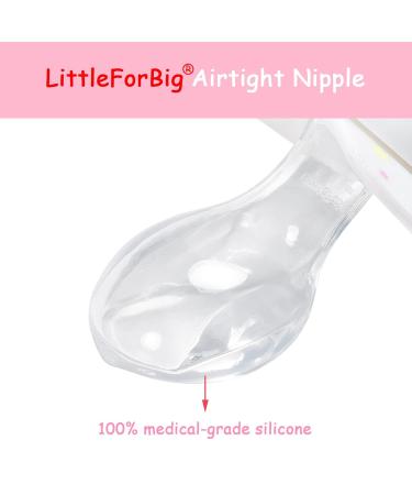 LittleForBig Large Shield Pacifier Generation II - Adult Size White Little Circus Carousel Pattern | Shop Now for International Shipping - Buy Online on GoSupps.com