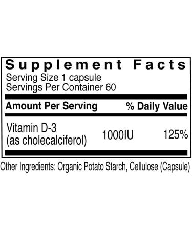 Rejuvenation Therapeutics Vitamin D3 - Bone Health Support (60 Vegan Capsules) - Buy Online on GoSupps.com