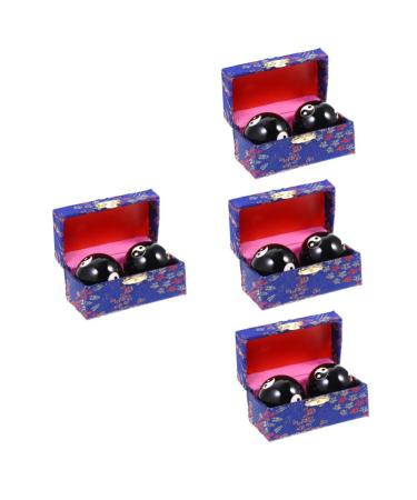TOVINANNA 8 STK Massage ball Chinese balls for hand therapy Hand the ball plays stress balls Ball's stress ball massage ball Tool handballs made of metal reusable metal balls
