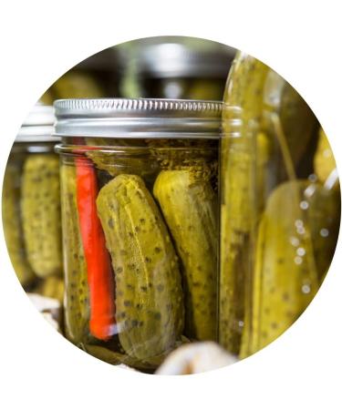  Euro-East Euro-East 6 x 660g Fermented Chili Cucumbers in a Jar - Made using the traditional pickling method - Buy Online on GoSupps.com