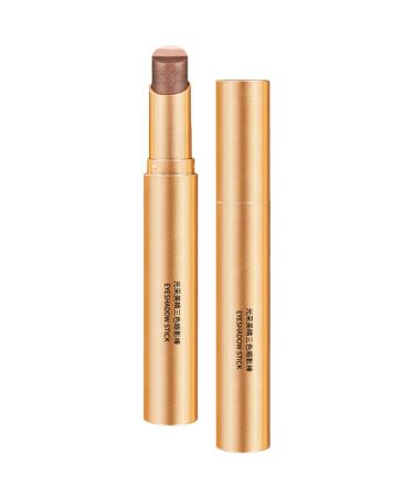 Eyeshadow Stick Pencil Waterproof Cream Eyeshadow 3Color Gradient Glitter Pigment Formula Easy Application Design Great for Daily Use or Professional Makeup Looks 02