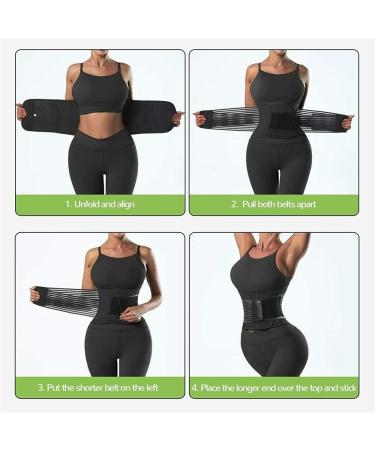 Breathable Lower Back Support Orthosis for Men & Women - Lumbar Vertebrae Decompression Belt for Pain Relief Sciatica & Scoliosis - XXL Black - Buy Online on GoSupps.com