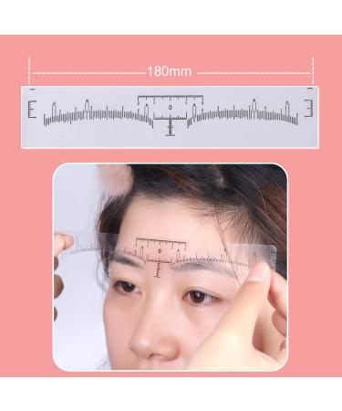 100 Pack KINGMAS Disposable Eyebrow Ruler: Microblading Adhesive Stencil Guide & Measuring Tool - Buy Online on GoSupps.com