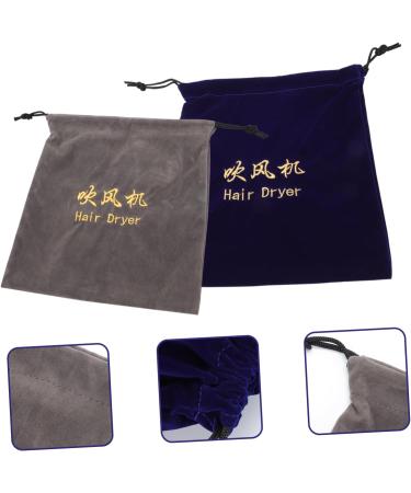 Healeved 4 Pcs Storage Bag Multifunctional Bag Travel Jewelry Bag Hair Dryer Organizer Bag Flocking Cloth - Buy Online on GoSupps.com