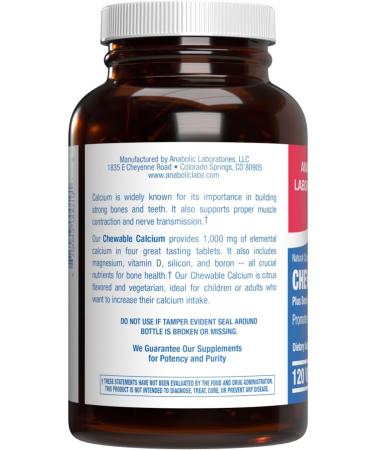 Chewable Calcium Supplement for Women - Clinical Bone Supplement with Chewable Calcium with Vitamin D Magnesium and Boron Complex for Bone Health & Strength Support - Made in The USA - 30 Servings - Buy Online on GoSupps.com