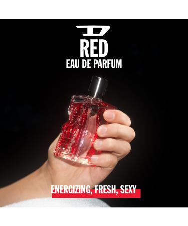 Diesel D RED Eau de Parfum for Men Fougere & Aromatic with Notes of Red Grapefruit Lavender & Sandalwood 3.38 Fl Oz (Pack of 1) - Buy Online on GoSupps.com