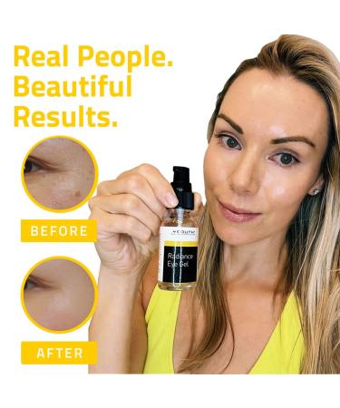 YEOUTH Radiance Eye Gel with Hyaluronic Acid - Anti Aging Under Eye Gel for Puffiness, Dark Circles & Wrinkles - Hydrating Eye Skin Care for Women & Men - 1 Fl Oz - Buy Online on GoSupps.com