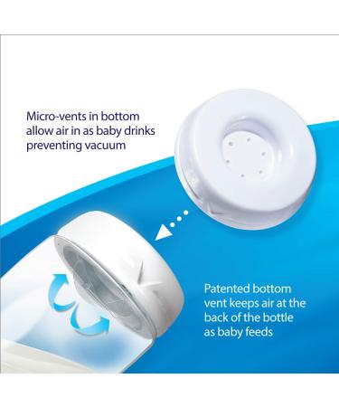 Playtex Baby VentAire Anti-Colic Bottle Set for Boys - 9oz Blue (3 Pack) - Buy Online on GoSupps.com