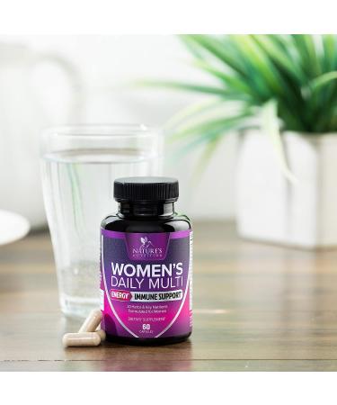 Women's Multivitamin - Energy & Immune Support - Non-GMO & Gluten-Free - 60 Capsules - Buy Online on GoSupps.com