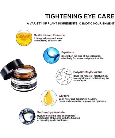 Verfons Snake Venom Firming Eye Cream - Anti Aging Solution for Instantly Removing Eye Bags and Fading Fine Lines - 1.05Fl Oz - Buy Online on GoSupps.com