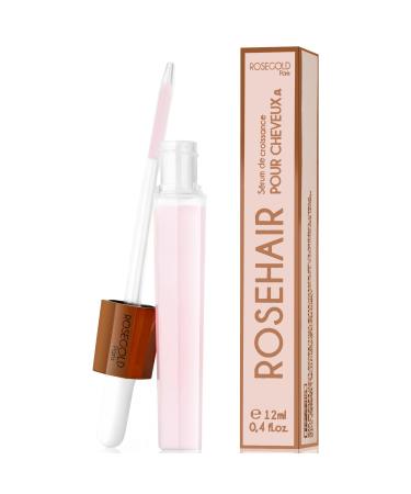 ROSEGOLD ROSEHAIR Natural Hair Growth Serum 96% Natural - Hair Growth Serum for Longer Stronger and Beautiful Hair - Made in France - Vegan - Hormone-Free - 1 Month