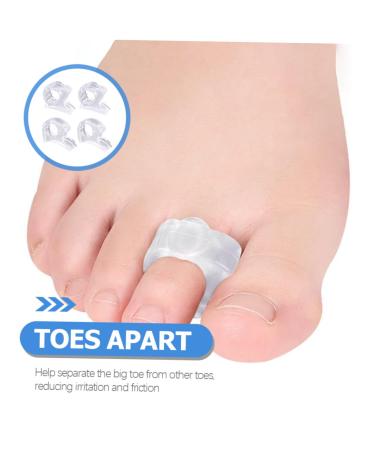 Hemoton 4 Pairs Silicone Gel Thumb Brace & Bunion Sleeve Set for Men - Bunion Night Splint & Hammer Separator for Foot Care - Buy Online on GoSupps.com