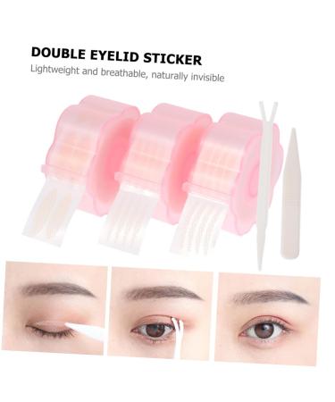 FOMIYES 9 Rolls Double Eyelid Sticker Instant Eyelid Tape Double Eyelid Tape Encounter Water Eye Patch 5x5x2.5cmx3pcs Pinkx3pcs - Buy Online on GoSupps.com
