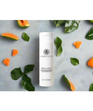 A. Monyette Botanicals Papaya Resurfacing Enzyme Polish Gentle Exfoliation Face and Neck Skin Brightening Papain and Bromelain Enzymes 3.3 OZ