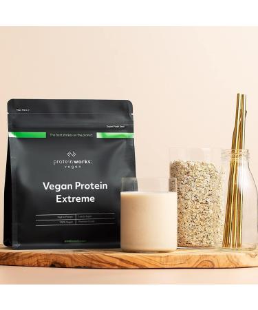 Protein Works Vegan Protein Extreme 2kg - 29g Plant Based Protein | Vitamin Blend | 57 Servings | Salted Caramel Bandit - Buy Online on GoSupps.com