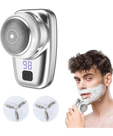 Mini Portable Electric Rotary Shaver | Waterproof USB Rechargeable Face Razor for Men - Buy Online on GoSupps.com