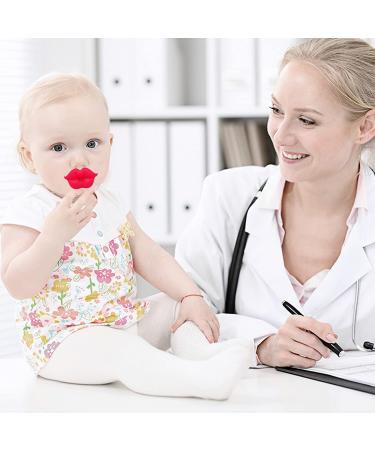 INTATIKOO 4-Pack Funny Baby Pacifier - BPA-Free Soft Silicone Kiss Lips Pacifier - Cute and Funny Baby Gift (Color 07) - Buy Online on GoSupps.com