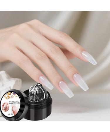 Wezalget Sculpting Gel - Waterless Glue for 3D Extensions - Modeling Gel for False Nails - For Home Manicure and Pedicure for Women and Girls - French Tips Rhinestone Flower Foil Charm Stamping - Buy Online on GoSupps.com