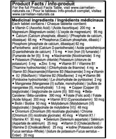 Adult MultiVitamins - Contains 25 Essential Nutrients including B-complexes Vitamins and Essential Minerals - 8 B-complexes 3 additional vitamins and 14 essential elements - No Preservatives No Artificial Colors or Flavours - Buy Online on GoSupps.com