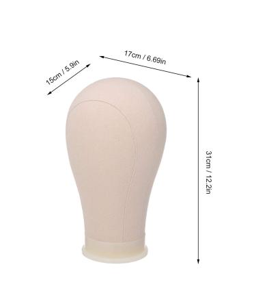 Buy Wig Stand & Cork Canvas Head - Mini Hairdressing Practice Head with 6 Fixed Needles - International Shipping - Buy Online on GoSupps.com